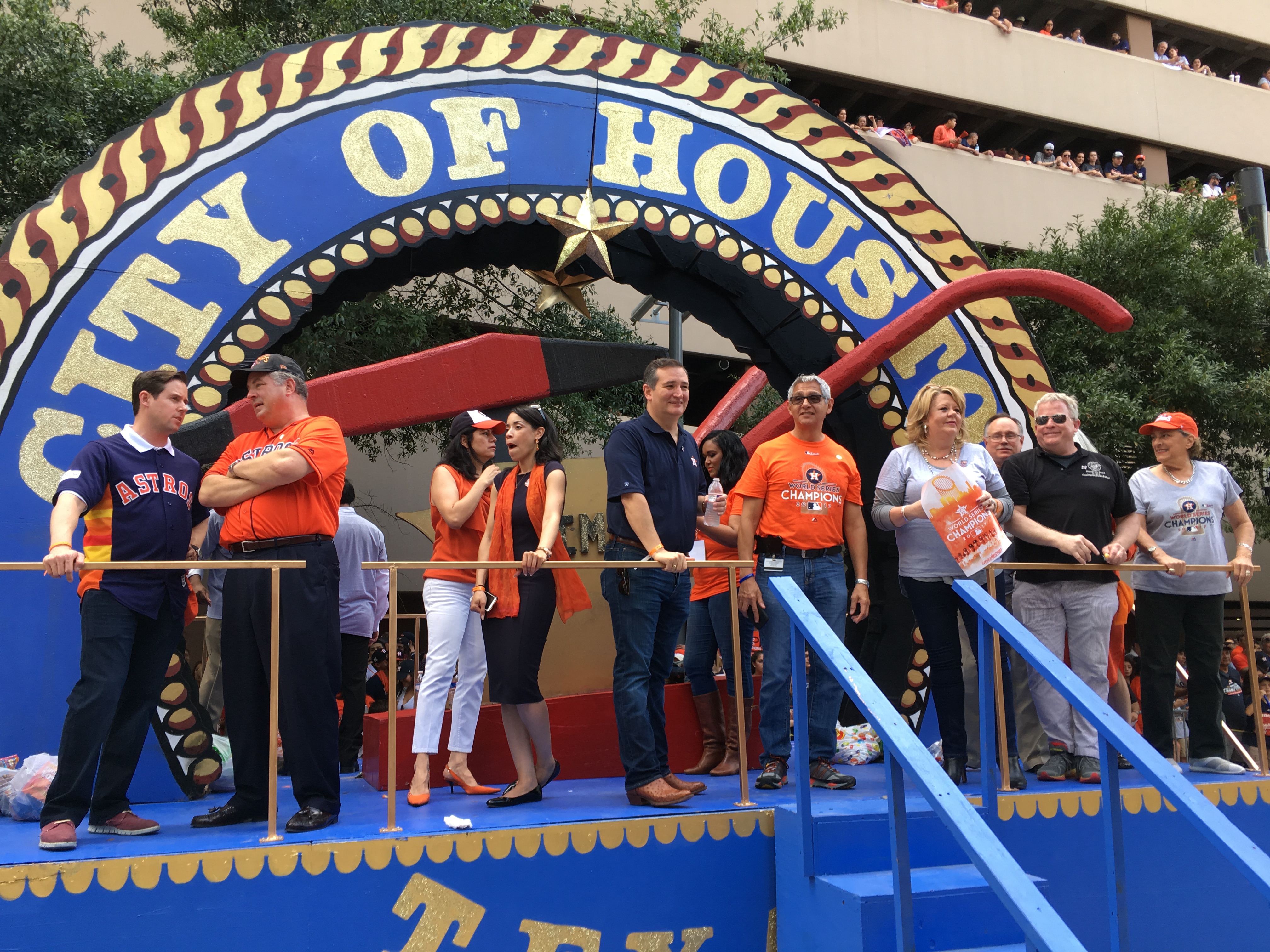 IT'S TRADITION AT THIS POINT!', Is it even an Astros World Series parade  without a parking garage hat toss? In 2017, one of the most viral moments  of, By KHOU 11 News