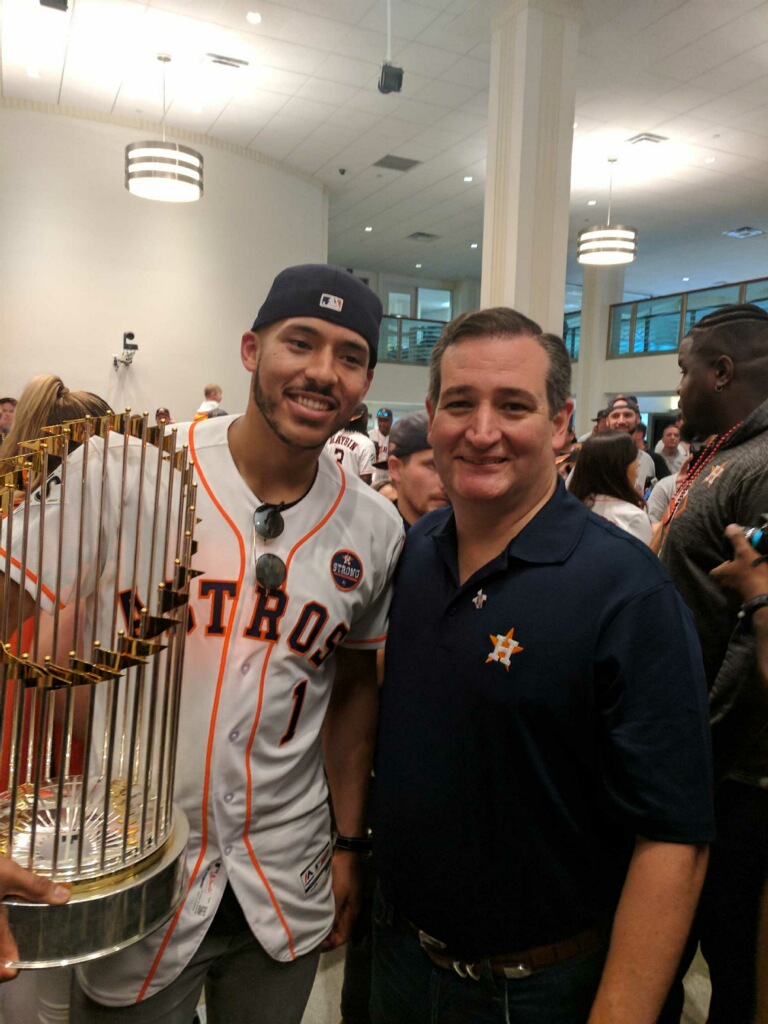 Sen. Cruz Celebrates the Astros' World Series Championship